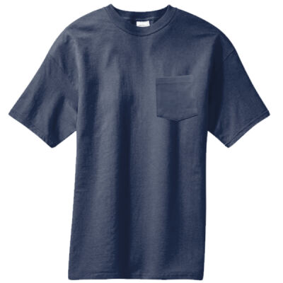Cotton/Poly Tee with Pocket Thumbnail