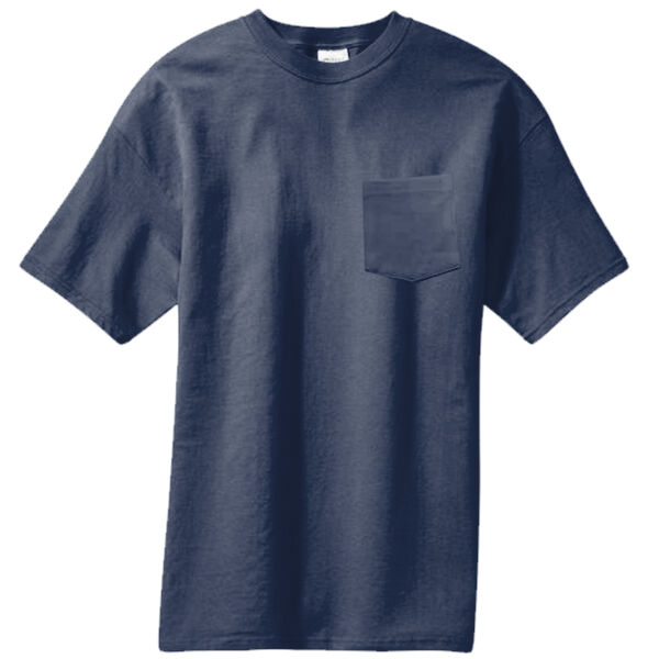 Cotton/Poly Tee with Pocket Thumbnail