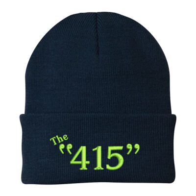 The 415 Embroidered Knit Cap Thumbnail