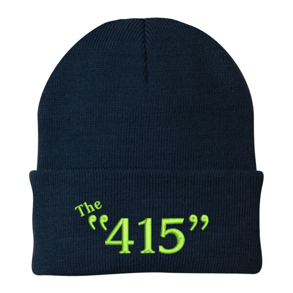 The 415 Embroidered Knit Cap Thumbnail