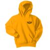 Youth Core Fleece Pullover Hooded Sweatshirt with name Thumbnail