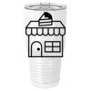 Sublimatable Polar Camel 30 oz. White Vacuum Insulated Tumbler w/Lid-bsai Thumbnail