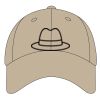 Brushed Twill Low Profile Cap Thumbnail