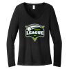 Women's Long Sleeve V Neck Tee Thumbnail