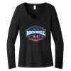 Women's Long Sleeve V Neck Tee Thumbnail