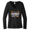 Women's Long Sleeve V Neck Tee Thumbnail