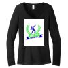 Women's Long Sleeve V Neck Tee Thumbnail