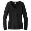 Women's Long Sleeve V Neck Tee Thumbnail