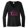 Women's Long Sleeve V Neck Tee Thumbnail