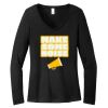 Women's Long Sleeve V Neck Tee Thumbnail