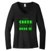 Women's Long Sleeve V Neck Tee Thumbnail
