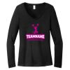 Women's Long Sleeve V Neck Tee Thumbnail