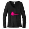 Women's Long Sleeve V Neck Tee Thumbnail