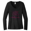 Women's Long Sleeve V Neck Tee Thumbnail