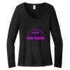Women's Long Sleeve V Neck Tee Thumbnail