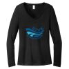 Women's Long Sleeve V Neck Tee Thumbnail
