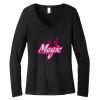 Women's Long Sleeve V Neck Tee Thumbnail