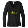 Women's Long Sleeve V Neck Tee Thumbnail