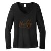 Women's Long Sleeve V Neck Tee Thumbnail
