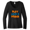 Women's Long Sleeve V Neck Tee Thumbnail