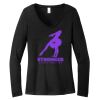 Women's Long Sleeve V Neck Tee Thumbnail