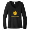 Women's Long Sleeve V Neck Tee Thumbnail