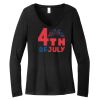 Women's Long Sleeve V Neck Tee Thumbnail