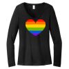 Women's Long Sleeve V Neck Tee Thumbnail