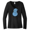 Women's Long Sleeve V Neck Tee Thumbnail
