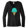 Women's Long Sleeve V Neck Tee Thumbnail