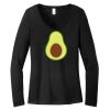 Women's Long Sleeve V Neck Tee Thumbnail